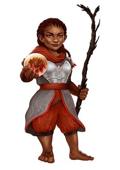 Halfling Cleric, Halfling Wizard, Halfling Dnd, Npc Art, Medium Armor, Pathfinder 2e