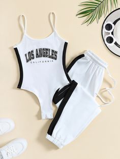 Cami Bodysuit, Anime Dress, Korea Fashion, White Casual, Two Piece Outfit, Girls Clothing, Clothing For Women, Women's Fashion Dresses, All Over The World