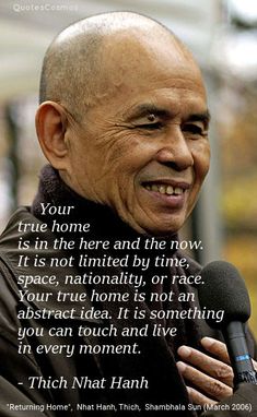 Thich Nhat Hanh Quotes Mindfulness, Thich Nhat Hanh Quotes, Buddhist Wisdom, Buddhist Philosophy, Time Space, Buddhism Quote, Buddhist Quotes, Buddha Quote, Thich Nhat Hanh