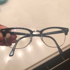 Ray Ban Glasses Gram With Non Prescription Lenses. Frames Are Originally $300 & Have Anti Protection For Computer Work Blue Aviator Sunglasses, Wayfarer Glasses, Ray Ban Frames, Computer Work, Ray Ban Glasses, Ray Ban Eyeglasses, Tortoise Shell Sunglasses, Classic Sunglasses, Ray Ban Aviators