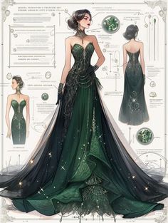 Dreamy Gowns, Dress Design Drawing, Old Fashion Dresses, Chique Outfits, Fantasy Dresses