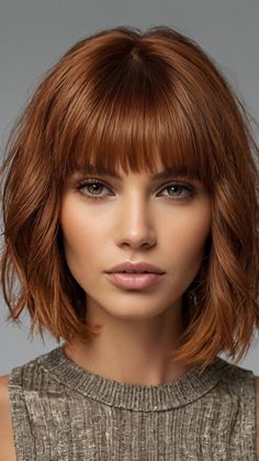 Reasons to Try a High Ponytail with Fall Hair Colors Copper Brown Hue Fall Hair Colors Copper, Copper Brown Hair Color, A High Ponytail, Copper Brown Hair, Hair Colour For Green Eyes, Darker Hair, Fiery Red Hair, Hollywood Hair