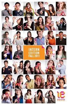 an advertisement for the international youth's day 2011, with many people holding up their hands