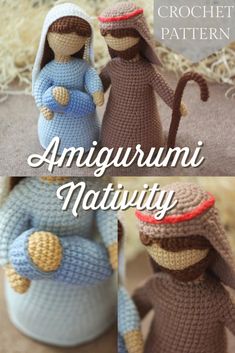 crochet pattern amigurmi nativity set