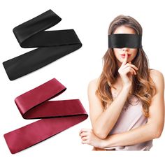 PRICES MAY VARY. 【Package Included】you will get 2 pieces of satin blindfolds in 2 different colors, including wine red, black. enough quantity for your daily use and replacement. 【Comfortable&Soft】Blindfold mask is made of soft and smooth satin, lightweight to keep pressure on your eyes, which can bring you a nice wearing experience. 【Suitable Size】Length is 150cm/59inch, width 7cm/2.75inch,enough length for you to use. One size fits all. you can adjust it to a comfortable size according to your Satin Eye Mask, Eye Mask Sleep, Couple Sleeping, Sleep Eye, Eye Cover, Night Sleep, Red Satin, Sleep Mask, Wine Red