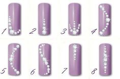 Gem Nail Designs, Diy Rhinestone Nails, Kids Nails, Bling Nail Art, Gel Nail Art Designs, Nail Jewels, Stylish Nails Designs, Swarovski Nails, Nails Design With Rhinestones