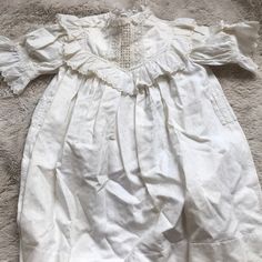 Antique Hand Made Dress Made Dress, Dress 100, Kids' Dresses, Dress Making, Colorful Dresses, Hand Made, Silver, Dresses, White