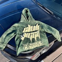 Y2k Hip-Hop Letter Graphic Printed Oversized Hoodie Women's 2024 Summer New Harajuku Gothic Couple Gothic Couple, Sweatshirts Hoodie Women, Harajuku Aesthetic, Distressed Sweatshirt, Hoodie Y2k, Oversize Sleeves, Hoodie Green, Vintage Hoodies, Style Hoodie