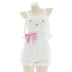 Size: One size, Color: White 90s Grunge Outfits, Fairytale Fashion, Kawaii Bunny, Bloomers Shorts, Pet Bunny, Rose Pastel, Bunny Plush, Velvet Material, Kawaii Girl