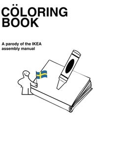 the coloring book is shown with an image of a person and a flag on it