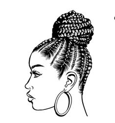 Braids Illustration, Braids Drawing, How To Draw Braids, Hair Clipart, Makeup Hacks Beauty Secrets, Silhouette Png, Braids For Black Women, Easy Braids, African Braids Hairstyles