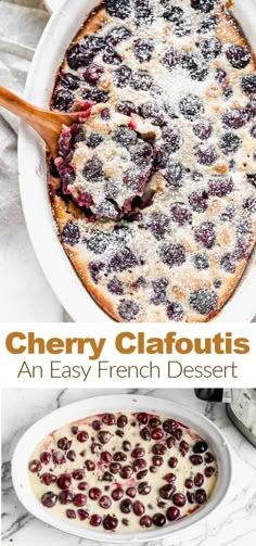 cherry clafoutis an easy french dessert