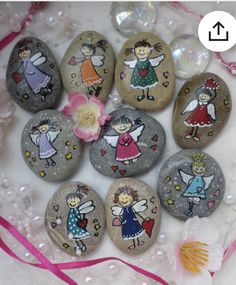 Easter Nests, Grave Decorations, Rock Decor, Memorial Stones, Star Children, Rock Painting Designs, Kids Hands, Rock Painting, Wood Decor