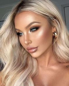 Ball Makeup, Make Up Gold, Wedding Hairstyles And Makeup, Gold Makeup Looks, Classy Makeup, Glam Wedding Makeup, Rose Gold Makeup, Prom Makeup Looks, Formal Makeup