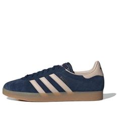 adidas Gazelle 'Night Indigo Taupe' IG6201 Navy Blue Gazelle, Blue Gazelle, Adidas Outfits, Gazelle Adidas, Navy Adidas, Taupe Heels, Limited Edition Sneakers, Cute Nike Shoes, Fall Wear