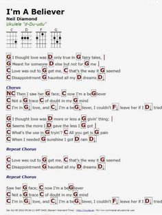 i'm a believer guitar chords