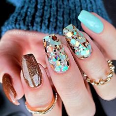 Simple Fall Nails, Nail Polish Trends, French Acrylic Nails, Glamorous Nails, Blue Nail, Shellac Nails, Trendy Nail Design, Dipped Nails, Bridal Nails