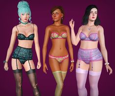 Bella Ohtori's Simblr Blender Tutorial, Maxis Match, Sims 2, Sims 3, Scandal, Toddler Outfits, Lingerie Set, Sims 4, On Tumblr