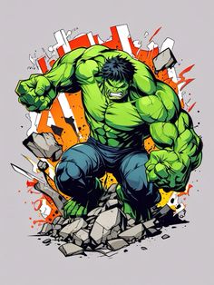 an image of the incredible hulk