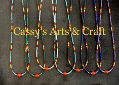 We make these beautiful handmade necklace. Just pick your color. We can also do custom orders. We are Dine' from Tohatchi, New Mexico. If you have any questions just message us.  Thanks for looking at our page. Come check us out on Facebook @ Cassy's Native Selling & Auctions or Cassy's Native Beadwork & Apparels. Western Jewelry Necklace, Basketball Necklace, Diy Bracelets With String, Diy Earrings Easy, Beaded Items, American Gifts, Native American Necklace, Easy Jewelry, Native Beadwork