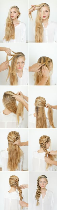 Romantic Side Braid Hair Tutorial Braided Hair Tutorial, Side Braid Hairstyles, Romantic Hairstyles, Cute Braided Hairstyles, Gorgeous Hair, Diy Hairstyles