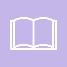 an open book on a purple background