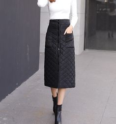 Elastic Waist Women Skirts Winter Simple Skirt,Wool fabric,soft and breathy,comfy and make you looks grace with this women winter skirts.also could be made with any size. measuring Method: S:Skirts:80cm waist:65cm M:Skirts:80cm waist:70cm L:Skirts:80cm waist:75cm XL:Skirts:80cm waist:80cm Click to view the measurement method Shipping: we ship worldwide the USPS takes about 10-15 days if you want a express shipping,please contact with us Payment: we accept payment by PayPal and credit card.if you Winter Relaxed Fit Pencil Skirt, Casual Black Winter Skirt, Black Lined Skirt For Winter, Stretch Winter Skirt, Winter Black Stretch Skirt, Casual Black Maxi Skirt For Winter, Black Pleated Skirt For Winter, Black Stretch Skirt For Winter, Winter Stretch Black Skirt