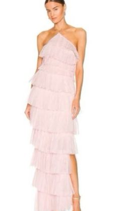 Tulle Long Dress, Backless Maxi Dress, Cocktails Bar, Bridesmaids Dress, Backless Maxi Dresses, Pink Tulle, Long Dresses, The Bar