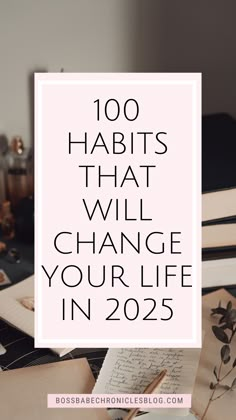 2025 is just around the corner, and it’s the perfect time to think about making lasting changes in your life. In this post, we share 100 powerful habits that will help you build a healthier, more productive, and more confident you. From simple daily routines to mindset shifts that can change everything, these habits are designed to set you up for success, happiness, and growth throughout the year. Ways To Better Yourself, Personal Development Activities, Good Habits To Start, Habits To Change Your Life, Best Habits, Habits To Change, Habits To Improve Your Life, Health Mindset, How To Improve Yourself