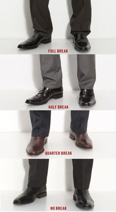 Pants act as an anchor for your style, swapping one pair for another can completely change the image you convey. Make sure they fit their best.~ Primer Fitted Suits, Men's Workwear, Style Chart, Mode Tips, Mens Haircuts, Men's Dress Shoes, Style Rules, Fashion Man, Sharp Dressed Man