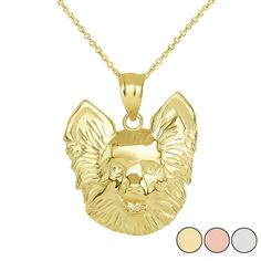 Description: 10k Solid Gold Pomeranian Dog Head Detailed Dog Sports Pendant Necklace Item No.: H385 Metal Type: 10k Solid Gold (Also Available In 14k Solid Gold) Metal Color: White Gold. Or Yellow Gold Or Rose Gold Measurement: Pendant: 1.6 Grams . Pendant With Chain: 2.6 - 2.8 Grams Pendant Height With Bail: 0.87 In (22.1 Mm) Pendant Width: 0.70 In (18.0 Mm) Chain Available In 16", 18", 20", 22". Brand New. Made In Usa. Please Allow 5-7 Days To Be Shipped. Claddagh Necklace, Dog Sports, White Gold Pendant Necklace, Shine Jewelry, Nugget Necklace, Detailed Necklace, Women Anklets, Art Necklaces, Necklace Rose Gold