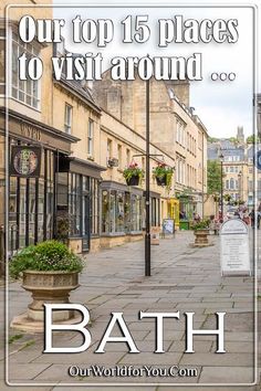 an image of a street with the words bath on it