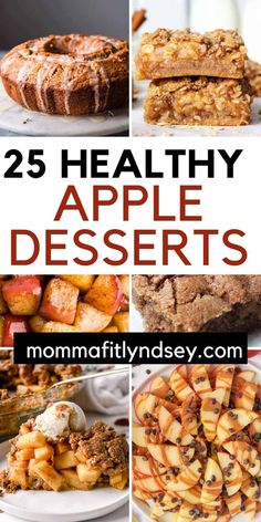 25 healthy apple desserts that are delicious and easy to make with the help of your family