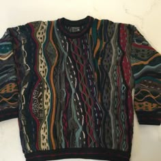 Coogi Men’s Xl Sweater Wool - Heavier Weight Gently Used And Well Cared For, With No Smell, Stains, Snags Or Tears. Flat Measurements: Pit To Pit Is 25” Pit To Waist Is 16” Sleeve To Sleeve Is 66” Shoulder To Sleeve Is 24” Smoke And Pet Free Environment. Grandpa Sweater Aesthetic Men, Men’s Grunge Style, Coogie Sweater Outfit, Men’s Tops, 70s Clothes Men, 70s Fashion Men Casual, Punk Clothing Men, Grandpa Fits, Hannukah Sweater