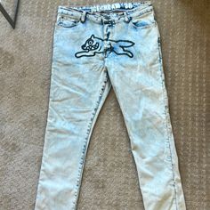 Brand New With Tags Running Dog, Denim Color, Dog Runs, Hip Hop Jewelry, Colored Denim, Mens Jeans, Hip Hop, Ice Cream, Man Shop