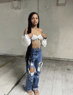 Earthy Girl Outfits Black Women Summer, Sandal Outfits Black Women, Lower Shin Tattoo For Women, Summer Girl Aesthetic Black Women, Vacation Outfits Black Teen Girl, Baddie Corset Outfit With Jeans, Beach Outfit Black Teen Girl, Cute Baddie Outfits, Cute Birthday Outfits