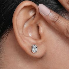 Oval Cut Lab Grown Diamond Stud Earrings In Various Size, Wedding Earrings For Women, Minimalist Solitaire Stud Earrings For Birthday Gift, Elevate your elegance with jewelry made by TrueLight Diamonds. || 𝐖𝐞 𝐨𝐟𝐟𝐞𝐫 𝐦𝐚𝐭𝐜𝐡𝐢𝐧𝐠 𝐩𝐚𝐢𝐫𝐬 𝐢𝐧 𝐥𝐚𝐛-𝐠𝐫𝐨𝐰𝐧 𝐝𝐢𝐚𝐦𝐨𝐧𝐝𝐬, 𝐧𝐚𝐭𝐮𝐫𝐚𝐥 𝐝𝐢𝐚𝐦𝐨𝐧𝐝𝐬, 𝐚𝐧𝐝 𝐠𝐞𝐦𝐬𝐭𝐨𝐧𝐞𝐬 || ❖  𝐒𝐭𝐨𝐧𝐞 𝐃𝐞𝐭𝐚𝐢𝐥𝐬  ❖   ➺ 𝐂𝐞𝐧𝐭𝐞𝐫 𝐒𝐭𝐨𝐧𝐞: *   Type: Lab Grown Diamond *   Shape: Oval Cut *   Color: EF *   Clarity: VS *   Total Carat Weight:           0.50 TCW           0.75 TCW           1.00 TCW           1.50 TCW           2.00 TCW           2.50 TCW           3.00 TCW           3.50 TCW           4.00 TCW           4.50 TCW           5.00 TCW      *   Certificate: IGI Possible With Diamond ❖ 𝐉𝐞𝐰𝐞𝐥𝐫𝐲 𝐃𝐞𝐭𝐚𝐢 Dream Wedding Aesthetic, Matching Pairs, Solitaire Studs, Wedding Jewelry Earrings, Wedding Aesthetic, Diamond Stud Earrings, Oval Cut Diamond, Diamond Stud, 2 Carat