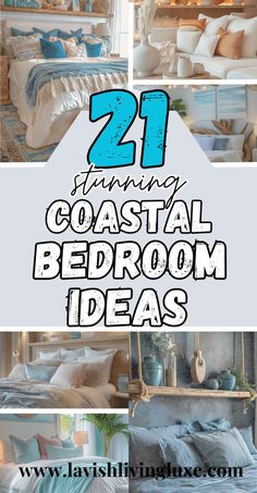 Coastal bedroom Coastal Cottage Bedroom Ideas, Modern Coastal Bedroom Ideas, Coastal Cottage Bedroom, Modern Coastal Bedroom, Beachy Bedroom