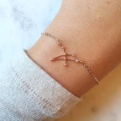 Rose Gold Zodiac Bracelet, Zodiac Sign Bracelet, Constellation Bracelet, Constellation Jewelry Astro Leo Bracelet, Zodiac Sign Bracelet, Leo Jewelry, Constellation Bracelet, Constellation Jewelry, Wife Jewelry, Bridal Party Jewelry, Zodiac Bracelet, 22 December