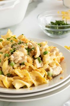 Looking for a way to use up your leftover turkey? This creamy turkey casserole is guaranteed to hit the spot. Creamy Turkey Casserole, Turkey Hotdish Casseroles, Turkey Casserole Recipes, Chicken And Vegetable Bake, Turkey Noodle Casserole, Turkey Casserole Recipe, Easy Casseroles, Vegetable Bake, Hotdish Recipes