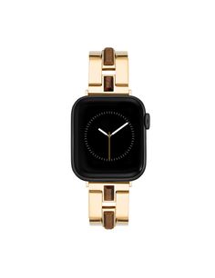 Anne Klein  Gemstone Accented Bracelet Band for Apple Watch® Dainty Apple Watch Band, Apple Watch With Jewelry, Metal Apple Watch Band Women, Unique Apple Watch Bands, Timeless Stainless Steel Bracelet Strap Apple Watch Band, Timeless Stainless Steel Bracelet Apple Watch Band, Modern Adjustable Watch Bands With Polished Finish, Timeless Stainless Steel Apple Watch Band With Bracelet Strap, Timeless Stainless Steel Apple Watch Bracelet Strap