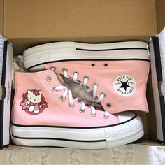 Women’s Size Brand New In The Box Never Worn Price Firm Bapesta Sneakers Hello Kitty, Saneio Shoes, Hello Kitty Shoes Size 5, Kiromi Shoes, Hello Kitty Nike Air Force 1, Pink Valentines Converse, Hello Kitty Sneakers & Athletic Shoes, Sanario Shoes, Hello Kitty Jordans