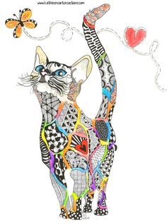 The Animals, The Rainbow, A Cat, Bridge, Kitty, Rainbow, Animals, Art