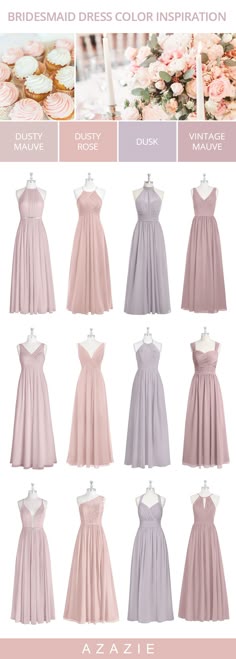 the bridesmaid dress color inspiration