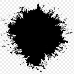 black ink splattered on a white background png - paint splash png