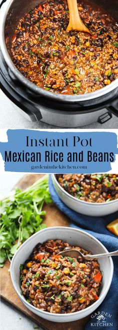 mexican rice and beans in a slow cooker