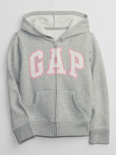 Kids Gap Logo Zip Hoodie | Gap Factory Hoodie Gap, Gap Outfits, Sports Bra Set, Gap Logo, Girls Overalls, Cable Knit Turtleneck Sweater, Gap Jacket, Gap Kids, Gap Denim