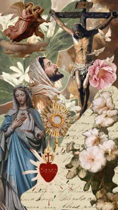 Catholic Artwork, Catholic Wallpaper, Virgin Mary Art, Mexican Culture Art, Catholic Pictures, Catholic Decor, Jesus And Mary Pictures, Catholic Images, Jesus Wallpaper