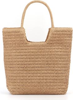 Spring summer on trend woven bag. Handwoven Straw Shoulder Beach Bag, Beachy Handwoven Straw Tote Bag, Beach Handwoven Rattan Shoulder Bag, Eco-friendly Woven Straw Shoulder Bag, Eco-friendly Handwoven Rattan Beach Bag, Tote Purse, Summer Beach, Large Bags