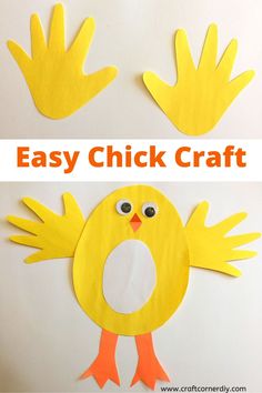 Easter Crafts Elementary, Crafts Elementary Kids, Paper Craft Animals, Påskeaktiviteter For Barn, Craft For Easter, Craft Animals, Babysitting Crafts, Easter Crafts Preschool